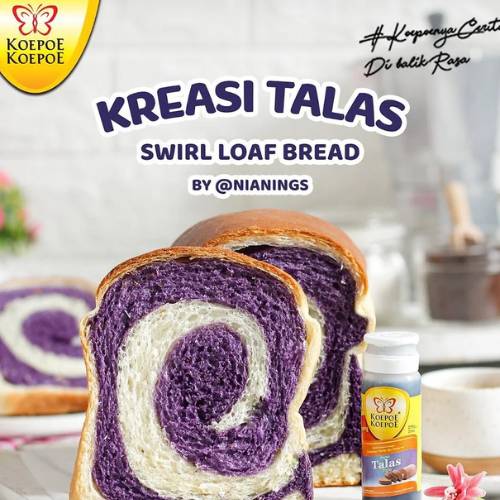 Talas Swirl Loaf Bread